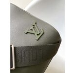 Louis Vuitton Unisex Keepall Bandoulière 50 Travel Bag Khaki LV Aerogram Cowhide Leather - Image 10