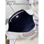 Louis Vuitton Unisex LV x YK Bandoulière Keepall 50 White Taurillon Monogram Cowhide Psychedelic Flower - immagine 8