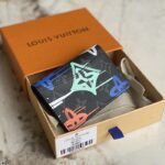 Louis Vuitton Unisex Pocket Organizer LV Graffiti Orange Coated Canvas Cowhide Leather - Imagen 5