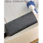 Louis Vuitton Unisex Sac Plat 24H Monogram Eclipse Coated Canvas Cowhide Leather - Imagen 6