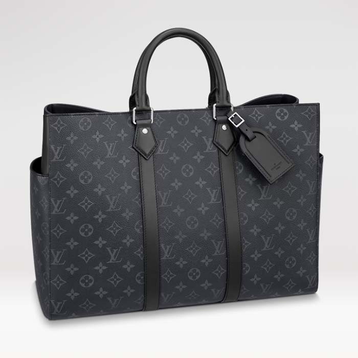 Louis Vuitton Sac Plat 24H Eclipse Monogram Eclipse