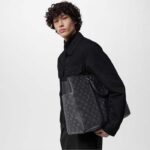 Louis Vuitton Unisex Sac Plat 24H Monogram Eclipse Coated Canvas Cowhide Leather - Imagen 12