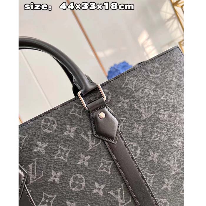 LOUIS VUITTON Sac Plat 24h Eclipse Monogram Eclipse