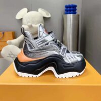 Louis Vuitton Women LV Archlight 2.0 Platform Sneaker Grey Silver 5 Cm Heel (5)