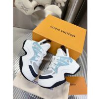 Louis Vuitton Women LV Archlight Sneaker Blue Gray Mix Materials 5 Cm Heel (1)