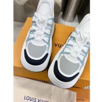 Louis Vuitton Women LV Archlight Sneaker Blue Gray Mix Materials 5 Cm Heel (1)