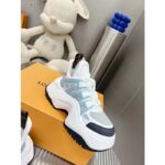 Louis Vuitton Women LV Archlight Sneaker Blue Gray Mix Materials 5 Cm Heel - Imagen 8