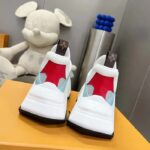 Louis Vuitton Women LV Archlight Sneaker Blue Gray Mix Materials 5 Cm Heel - Imagen 9