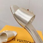 Louis Vuitton Women LV Shake Flat Mule Gold Metallic Lambskin Leather - Image 8