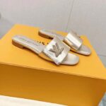 Louis Vuitton Women LV Shake Flat Mule Gold Metallic Lambskin Leather - Image 2