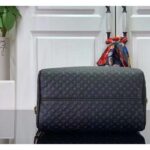 Louis Vuitton Women LV Speedy Bandouliere 20 Handbag Black Calfskin Double Zip - immagine 5
