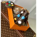 Louis Vuitton Women LV x YK Multi Pochette Accessoires Monogram Coated Canvas 3D Painted Dots - Imagen 5