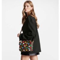 Louis Vuitton Women LV x YK Pochette Métis​ Monogram Coated Canvas 3D Painted Dots (2)