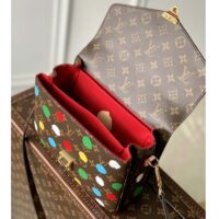 Louis Vuitton Women LV x YK Pochette Métis​ Monogram Coated Canvas 3D Painted Dots (2)