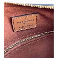 Louis Vuitton Women Speedy Bandoulière 25 Handbag Cognac Brown Embossed Grained Cowhide Leather (10)