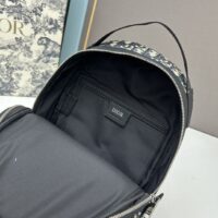 Dior Unisex CD Mini Rider Sling Bag Beige Black Dior Oblique Jacquard (4)