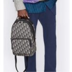 Dior Unisex CD Mini Rider Sling Bag Beige Black Dior Oblique Jacquard - Imagen 12