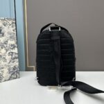 Dior Unisex CD Mini Rider Sling Bag Black Beige Dior Oblique Jacquard – Bild 3