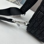 Dior Unisex CD Mini Rider Sling Bag Black Beige Dior Oblique Jacquard – Bild 8