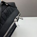 Dior Unisex CD Mini Rider Sling Bag Black Beige Dior Oblique Jacquard – Bild 7