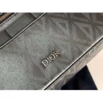 Dior Unisex CD Safari Bag with Strap Black CD Diamond Canvas - immagine 8