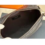 Dior Unisex CD Safari Bag with Strap Black CD Diamond Canvas - immagine 7