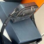 Dior Unisex CD Safari Bag with Strap Black CD Diamond Canvas - immagine 5