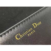 Dior Women CD 30 Montaigne Avenue Bag Black Box Calfskin (15)