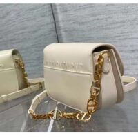 Dior Women CD 30 Montaigne Avenue Bag Dusty Ivory Box Calfskin (10)