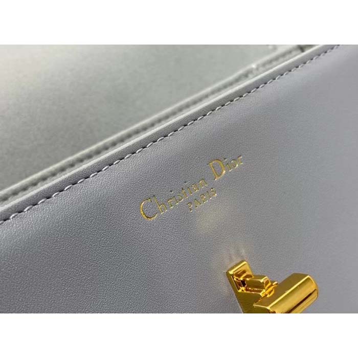 Dior Women CD 30 Montaigne Avenue Bag Ethereal Gray Box Calfskin (3)