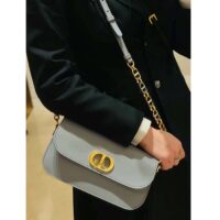 Dior Women CD 30 Montaigne Avenue Bag Ethereal Gray Box Calfskin (8)