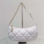 Dior Women CD Lounge Bag Latte Supple Macrocannage Lambskin - Image 2