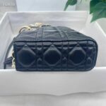 Dior Women CD Medium Lady D-Joy Bag Black Cannage Lambskin – Image 4