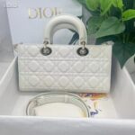 Dior Women CD Medium Lady D-Joy Bag Latte Cannage Lambskin – Image 3