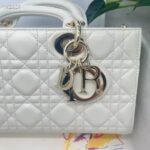 Dior Women CD Medium Lady D-Joy Bag Latte Cannage Lambskin – Image 7