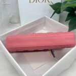 Dior Women CD Medium Lady D-Joy Bag Rust-Colored Cannage Lambskin - Image 6