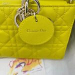 Dior Women CD Medium Lady D-Joy Bag Sage Green Cannage Lambskin - Image 9