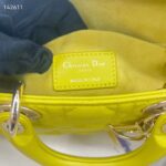 Dior Women CD Medium Lady D-Joy Bag Sage Green Cannage Lambskin - Image 10