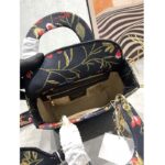 Dior Women CD Medium Lady D-Lite Bag Black Multicolor Dior Birds Embroidery - immagine 9