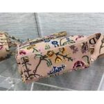 Dior Women CD Medium Lady D-Lite Bag Multicolor Raffia Embroidered Petites Fleurs - immagine 6