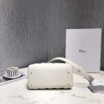 Dior Women CD Medium Lady Dior Bag Latte Cannage Lambskin - immagine 4