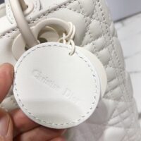 Dior Women CD Medium Lady Dior Bag Latte Cannage Lambskin (1)