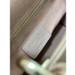 Dior Women CD Small Lady Dior My ABCDior Bag Pink Quilted-Effect Lambskin - Imagen 9