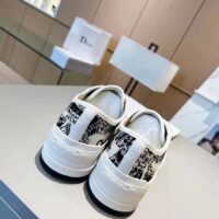 Dior Women Shoes CD Walk’N’Dior Platform Sneaker White Black Cotton Embroidered Plan De Paris (1)