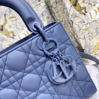 Dior Women Small Lady Dior My Abcdior Bag Royal Blue Cannage Lambskin (1)