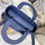 Dior Women Small Lady Dior My Abcdior Bag Royal Blue Cannage Lambskin - Bild 7