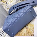 Dior Women Small Lady Dior My Abcdior Bag Royal Blue Cannage Lambskin - Bild 4