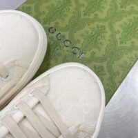 Gucci GG Women’s GG Sneaker White Original Canvas Flat 5 Cm Heel (7)