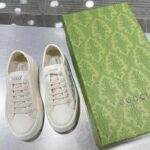 Gucci GG Women's GG Sneaker White Original Canvas Flat 5 Cm Heel - Image 7