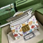 Gucci Unisex Animal Print Mini Bag Beige Ebony GG Supreme Canvas - Imagen 4